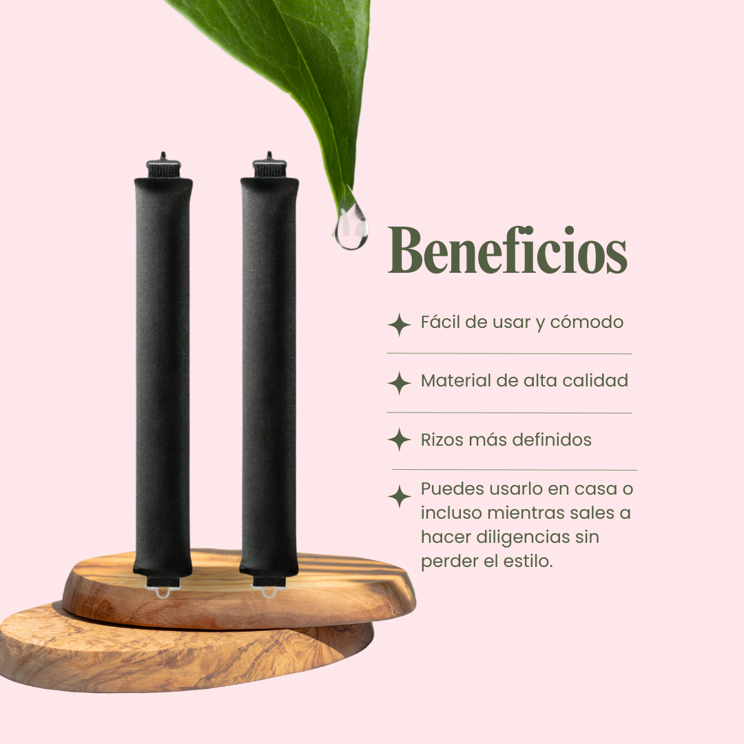 Rizador de pelo sin calor (3 unidades)