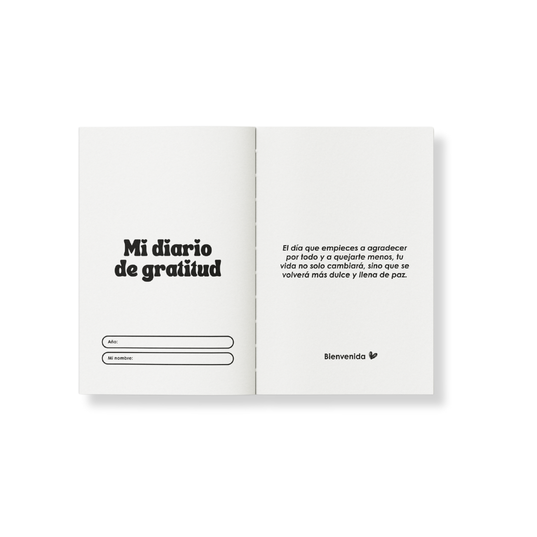 Mi Diario de Gratitud ✨ Un día a la vez